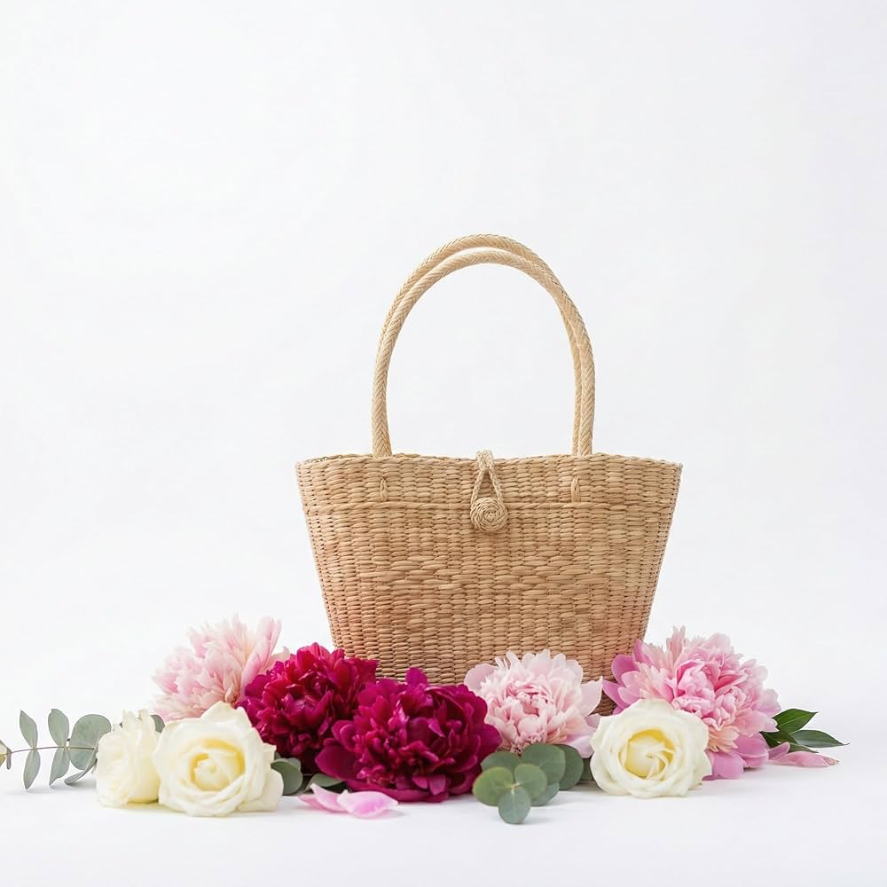 Woven Basket Bag